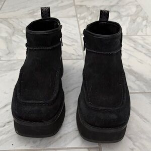 UGG women’s Black Suede platform Boots